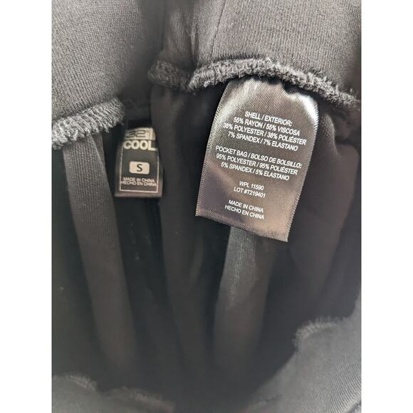 32 Degrees Cool Womens Pull On Knit Pants Black Small Elastic Waistband Stretchy - Picture 8 of 9